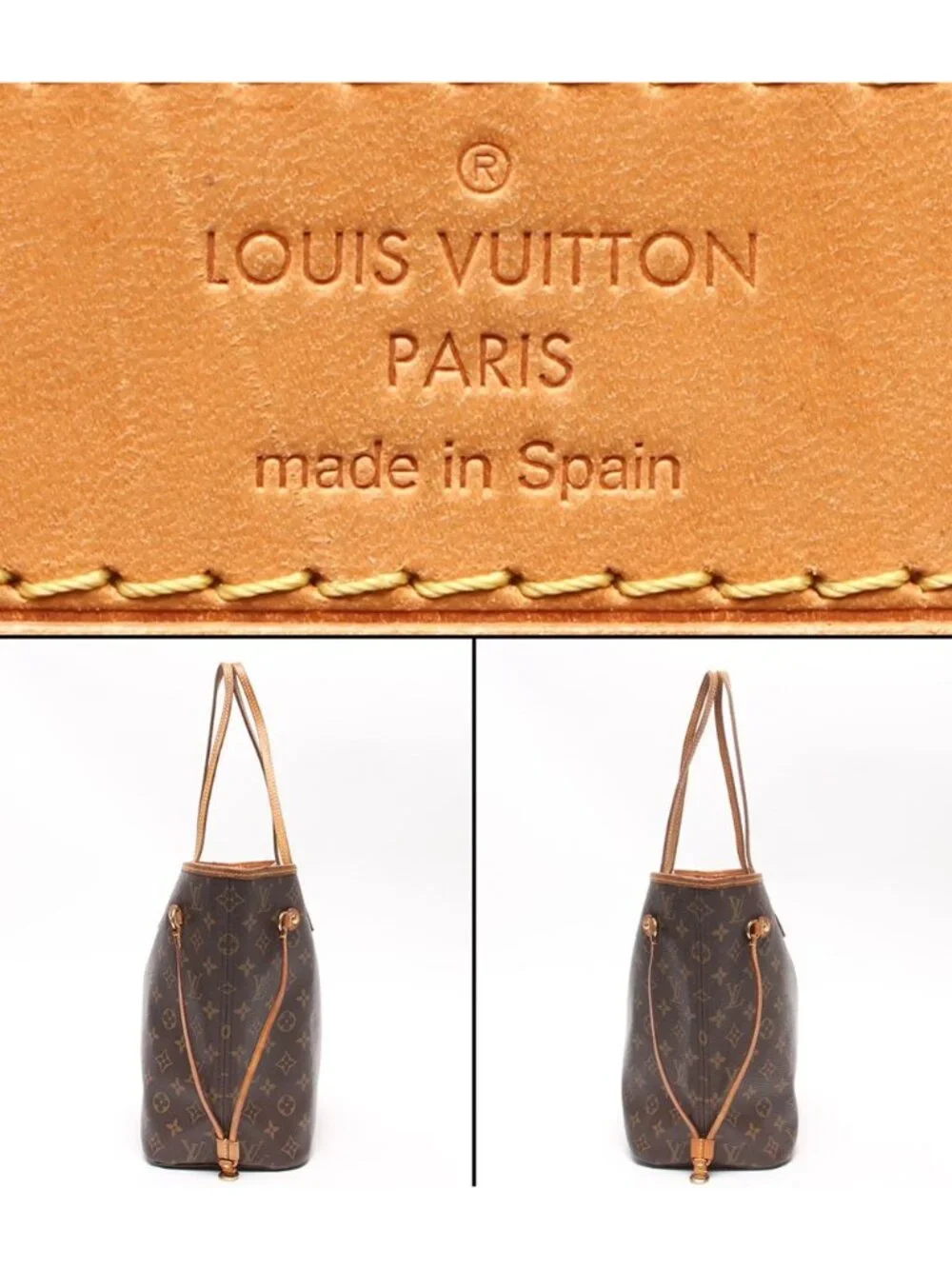 Louis Vuitton Tote Shoulder Bag Neverfull MM Monogram